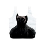 Gangsta pug Full Print Recycle Bags (S)  Back