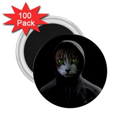 Gangsta Cat 2 25  Magnets (100 Pack)  by Valentinaart