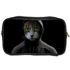 Gangsta Cat Toiletries Bags 2-side by Valentinaart