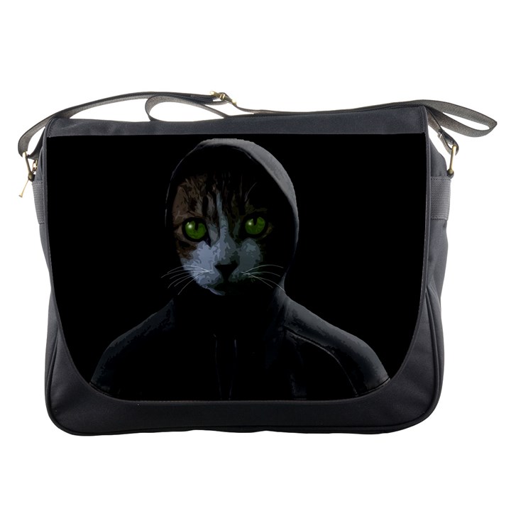 Gangsta cat Messenger Bags