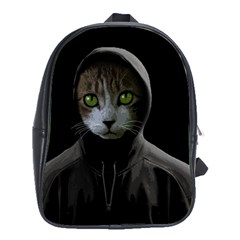 Gangsta Cat School Bags (xl)  by Valentinaart