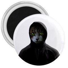 Gangsta Cat 3  Magnets by Valentinaart