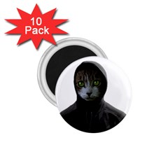 Gangsta Cat 1 75  Magnets (10 Pack)  by Valentinaart