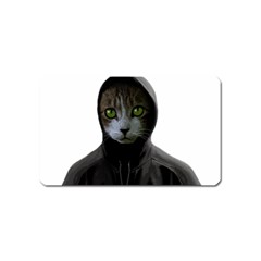 Gangsta Cat Magnet (name Card) by Valentinaart