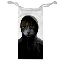 Gangsta Cat Jewelry Bag by Valentinaart