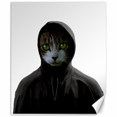 Gangsta Cat Canvas 8  X 10  by Valentinaart