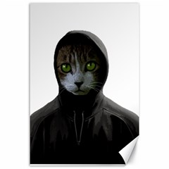 Gangsta Cat Canvas 24  X 36  by Valentinaart