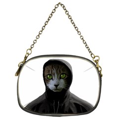 Gangsta Cat Chain Purses (one Side)  by Valentinaart