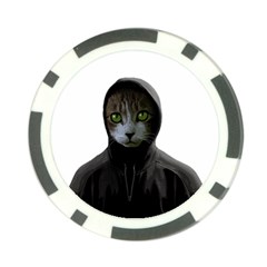 Gangsta Cat Poker Chip Card Guard (10 Pack) by Valentinaart