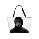 Gangsta cat Shoulder Handbags Front