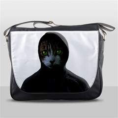 Gangsta Cat Messenger Bags by Valentinaart