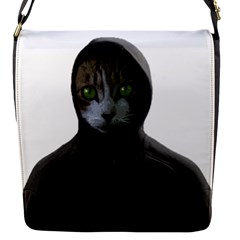 Gangsta Cat Flap Messenger Bag (s) by Valentinaart