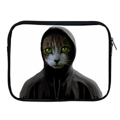 Gangsta Cat Apple Ipad 2/3/4 Zipper Cases by Valentinaart