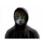 Gangsta cat Double Sided Flano Blanket (Medium)  60 x50  Blanket Front