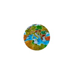 World Map 1  Mini Buttons by BangZart