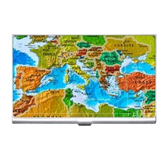 World Map Business Card Holders