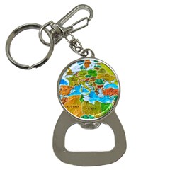 World Map Button Necklaces by BangZart