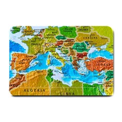 World Map Small Doormat  by BangZart