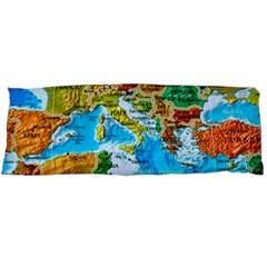 World Map Body Pillow Case (dakimakura) by BangZart