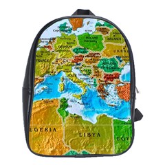 World Map School Bags (xl)  by BangZart