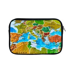 World Map Apple Ipad Mini Zipper Cases