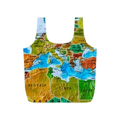 World Map Full Print Recycle Bags (s) 