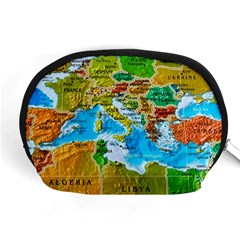 World Map Accessory Pouches (medium)  by BangZart