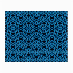 Triangle Knot Blue And Black Fabric Small Glasses Cloth