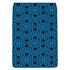 Triangle Knot Blue And Black Fabric Flap Covers (l) 