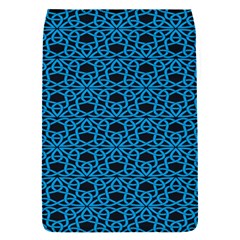 Triangle Knot Blue And Black Fabric Flap Covers (s) 