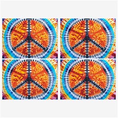 Tie Dye Peace Sign Belt Buckles by BangZart