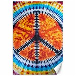 Tie Dye Peace Sign Canvas 20  x 30   19.62 x28.9  Canvas - 1