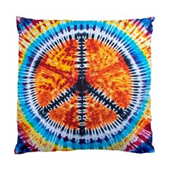 Tie Dye Peace Sign Standard Cushion Case (one Side) by BangZart