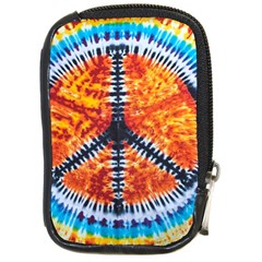 Tie Dye Peace Sign Compact Camera Cases by BangZart