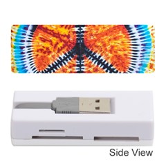 Tie Dye Peace Sign Memory Card Reader (stick)  by BangZart