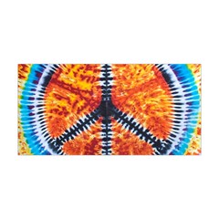 Tie Dye Peace Sign Yoga Headband by BangZart