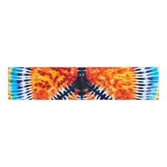 Tie Dye Peace Sign Velvet Scrunchie by BangZart