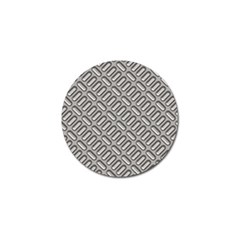 Grey Diamond Metal Texture Golf Ball Marker (4 Pack) by BangZart