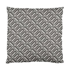 Grey Diamond Metal Texture Standard Cushion Case (one Side) by BangZart