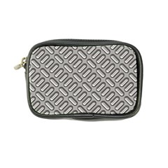 Grey Diamond Metal Texture Coin Purse