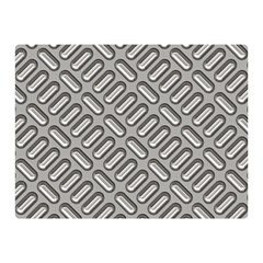 Grey Diamond Metal Texture Double Sided Flano Blanket (mini)  by BangZart