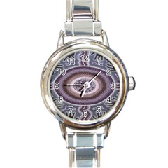 Spirit Of The Child Australian Aboriginal Art Round Italian Charm Watch