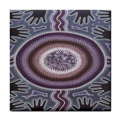 Spirit Of The Child Australian Aboriginal Art Tile Coasters by BangZart