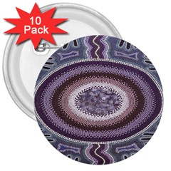 Spirit Of The Child Australian Aboriginal Art 3  Buttons (10 Pack)  by BangZart