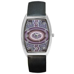 Spirit Of The Child Australian Aboriginal Art Barrel Style Metal Watch by BangZart