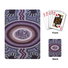 Spirit Of The Child Australian Aboriginal Art Playing Card by BangZart