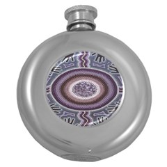 Spirit Of The Child Australian Aboriginal Art Round Hip Flask (5 Oz)