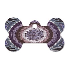 Spirit Of The Child Australian Aboriginal Art Dog Tag Bone (two Sides)