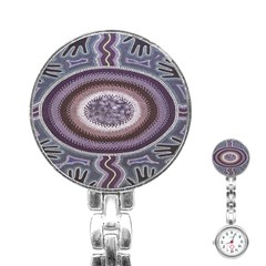 Spirit Of The Child Australian Aboriginal Art Stainless Steel Nurses Watch by BangZart