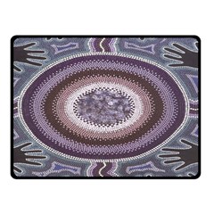 Spirit Of The Child Australian Aboriginal Art Double Sided Fleece Blanket (small) 